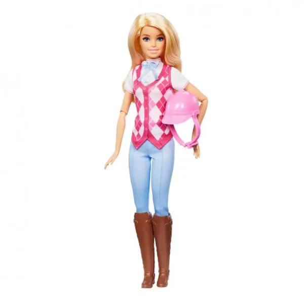 Barbie: Păpușa Malibu călăreață - Mattel imaginea 3