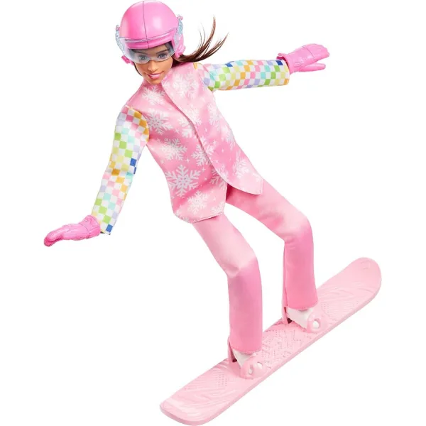 Barbie: Păpușa de carieră a 65-a aniversare - Păpușă snowboarder - Mattel imaginea 3