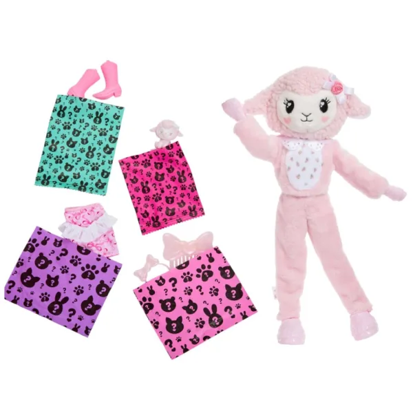 Barbie: Păpușă surpriză Cutie Reveal - Oiță - Mattel imaginea 3