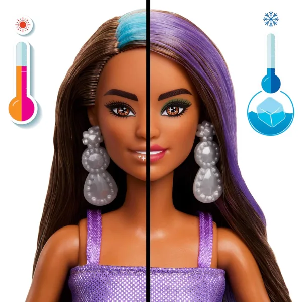 Barbie: Păpușă surpriză Party Reveal cu păr șaten - Mattel imaginea 3