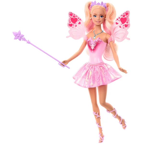 Barbie: Păpușă zână care își schimbă culoarea - Mattel imaginea 4