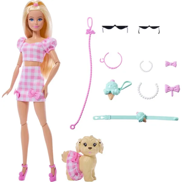 Barbie: Set de joacă Duo de Modă pentru Animăluțe, culoare roz - Mattel imaginea 4