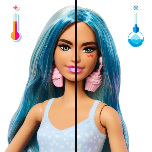 Barbie: Slime reveal shaker parfumat - Albastru - Mattel imaginea 3