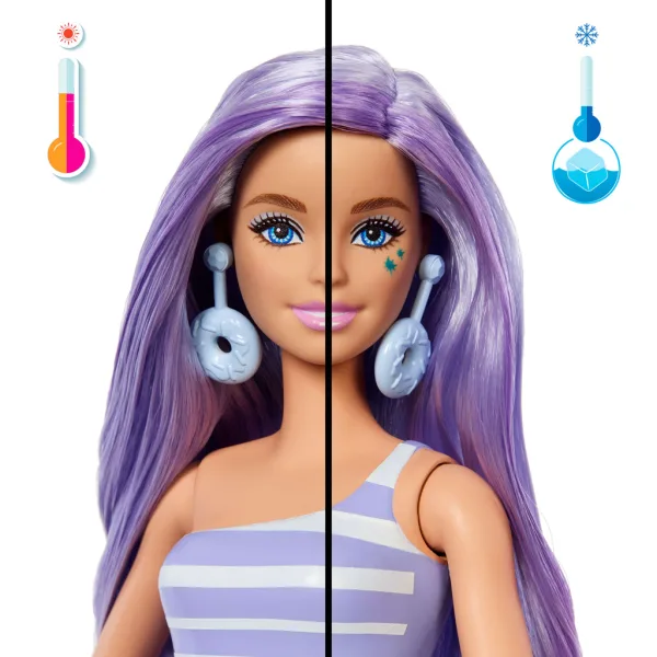 Barbie: Slime reveal shaker parfumat - mov - Mattel imaginea 3