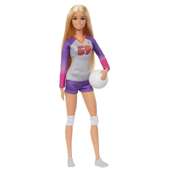 Barbie Sportivă păpuși - Jucător de volei - Mattel imaginea 4
