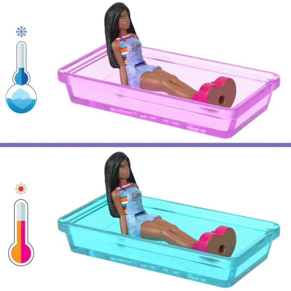 Barbie: Vehicule Mini BarbieLand - Set de rulote de vis - Mattel imaginea 4