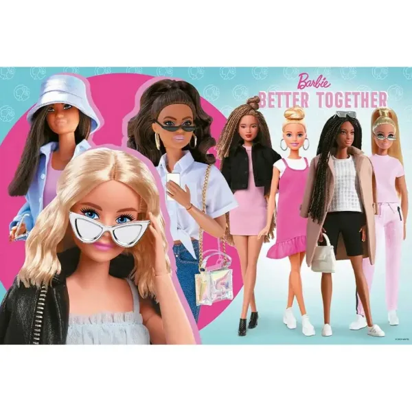 Barbie cel mai bun împreună puzzle de 160 piese - Trefl imaginea 2