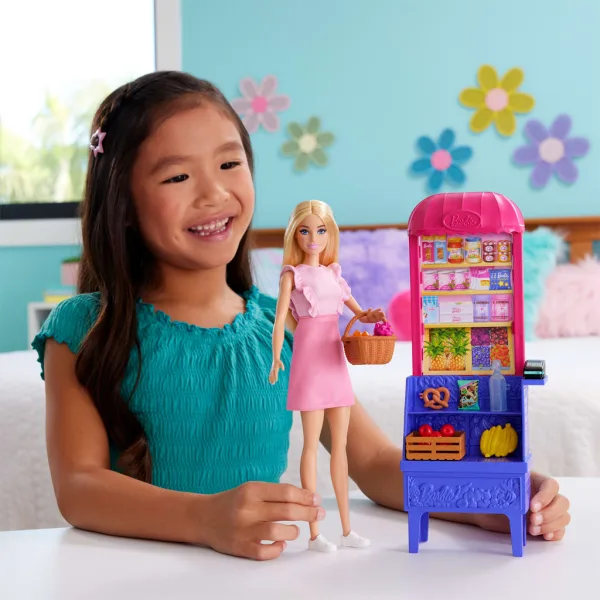 Barbie și Teresa: Rețeta prieteniei - Set de joacă Barbie tejghea delicatese - Mattel imaginea 3