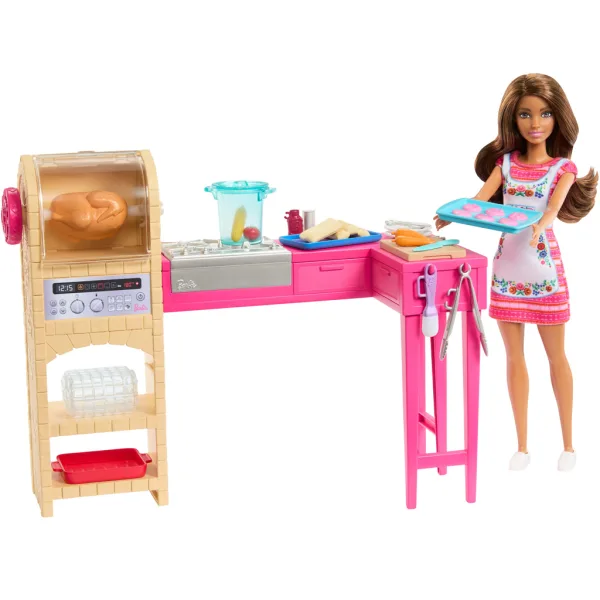 Barbie și Teresa: Set de joacă Bucătăria de vis - Mattel imaginea 5