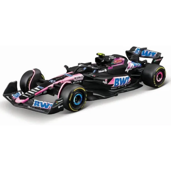 Bburago: BWT Alpine F1 Team A524 (2024) mașină de curse F1 model auto din metal 1/43 (Pierre Gasly #10) imaginea 2