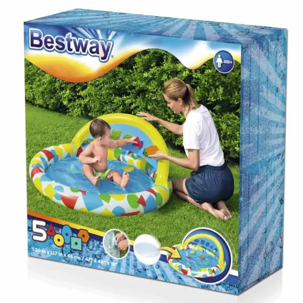 Bestway: Lil Splash & Learn™ piscină de joacă 120 x 117 x 46 cm imaginea 3