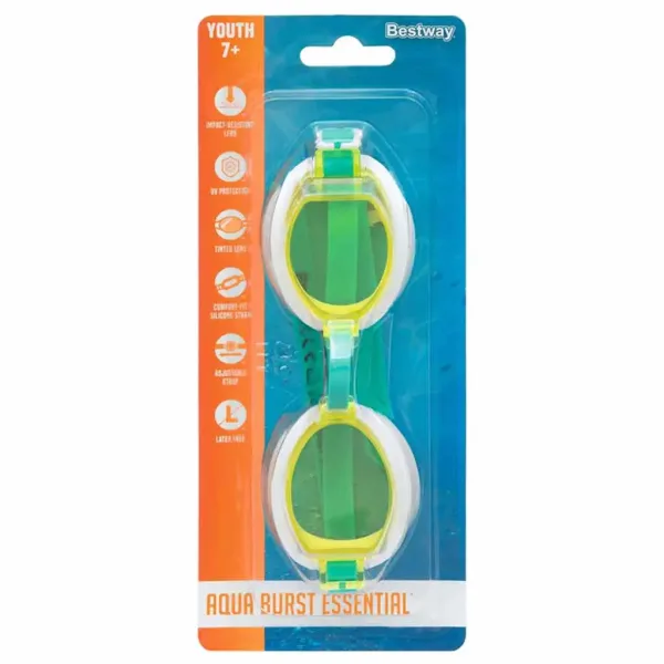 Bestway: Ochelari de înot Aqua Burst Essential™ pentru copii de la 7 ani, disponibili în mai multe culori, 1 buc. imaginea 3