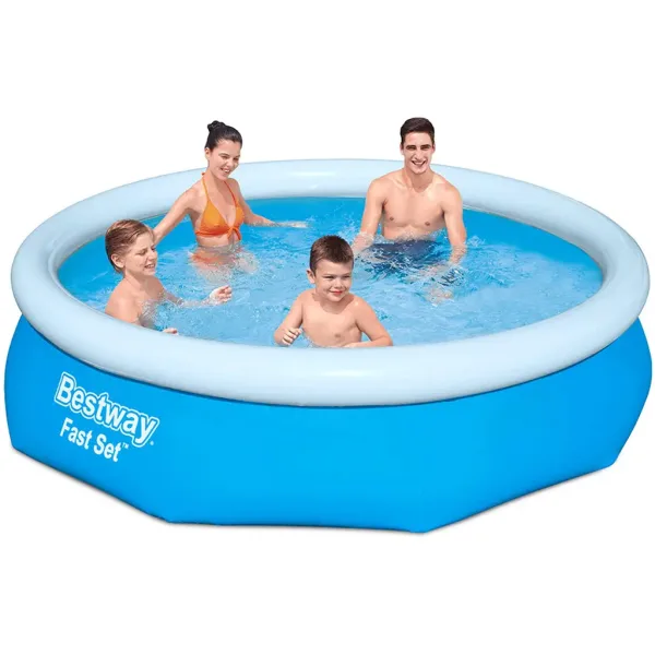 Bestway: Piscină Fast Set cu margine gonflabilă 305x66cm imaginea 2