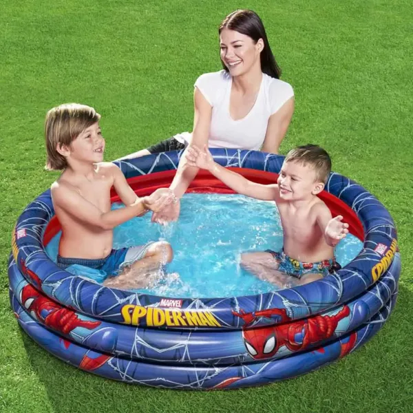 Bestway: Piscină cu pulverizator Marvel Spiderman Ø 122 x 25 cm imaginea 2