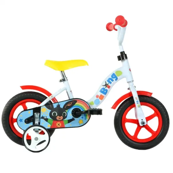 Bicicletă pentru copii Bing, colorată, mărimea 10 - bicicletă Dino Bikes imaginea 1