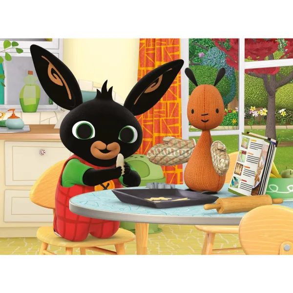 Bing și Flop fac prăjituri puzzle Eco 24 piese 70x50cm - Lisciani imaginea 2