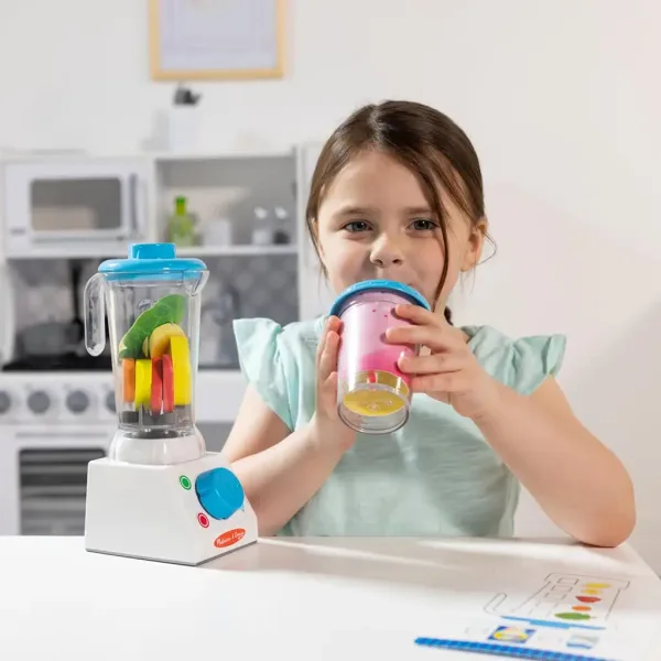 Blender pentru smoothie cu accesorii din lemn - Melissa & Doug imaginea 5