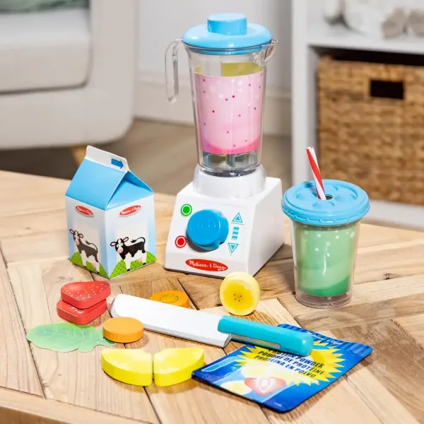 Blender pentru smoothie cu accesorii din lemn - Melissa & Doug imaginea 6