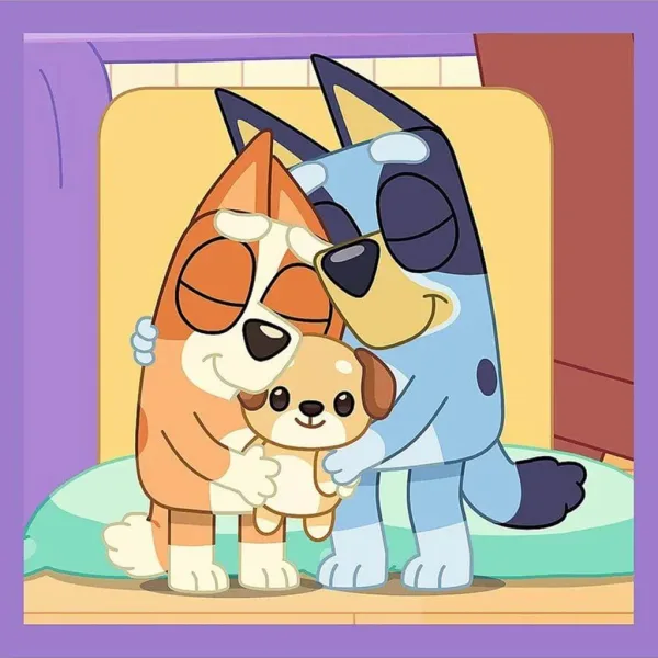 Bluey 3 în 1 puzzle de 20-36-50 piese - Trefl imaginea 2