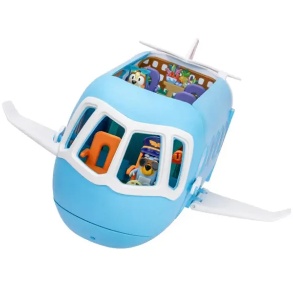 Bluey: Set de joacă avion cu figurine de personaje și accesorii imaginea 3