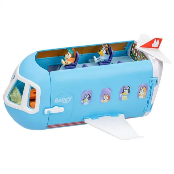 Bluey: Set de joacă avion cu figurine de personaje și accesorii imaginea 4