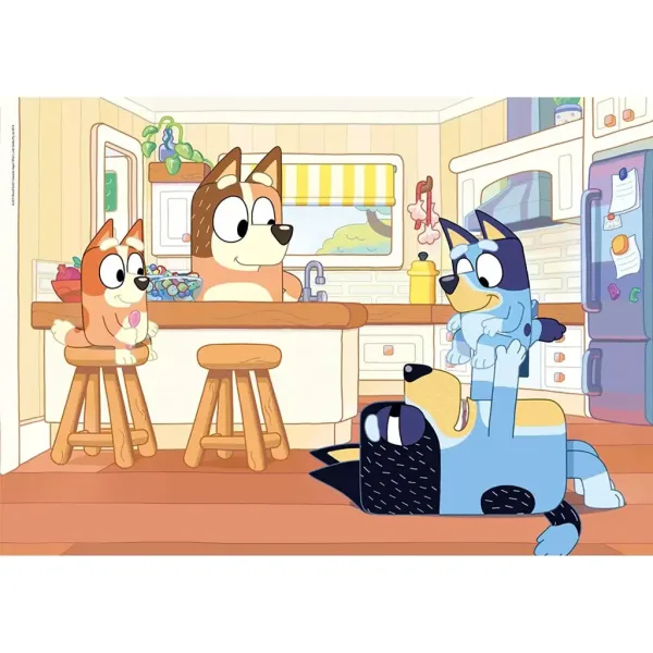Bluey și familia sa puzzle de 104 piese - Clementoni imaginea 2