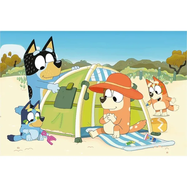 Bluey zi minunată puzzle Maxi cu 24 de piese - Trefl imaginea 2