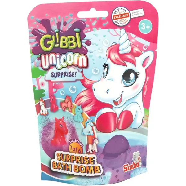 Bombă de baie Glibbi Unicorn - Simba Toys imaginea 1