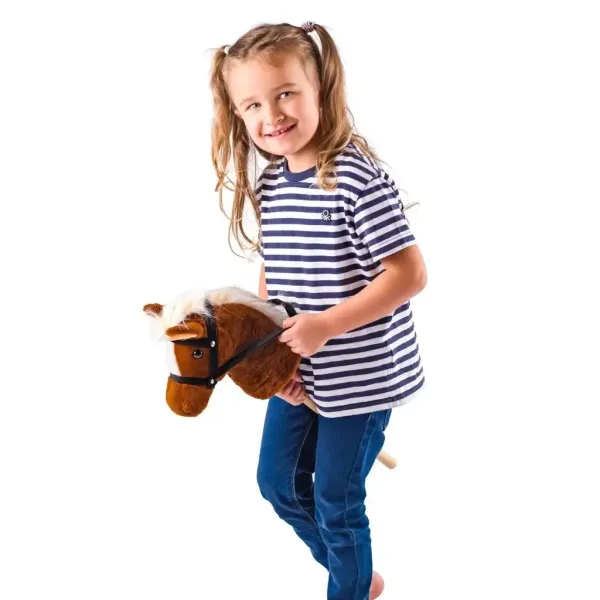 Bonnie, calul de hobby, de culoare maro închis - Woodyland imaginea 3