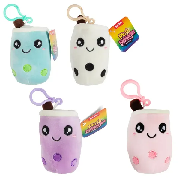 Breloc din pluș Bubble Tea în mai multe variante 1 buc. imaginea 2