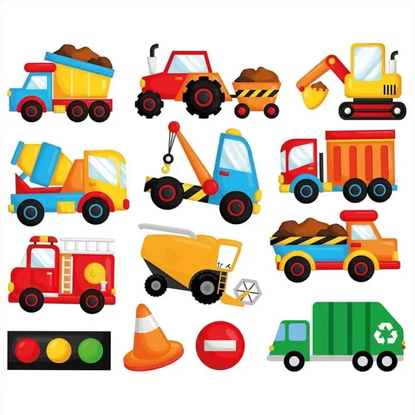 Buddy&Barney: Set de schimbare a culorii pentru plăci - Utilaje de construcții imaginea 2
