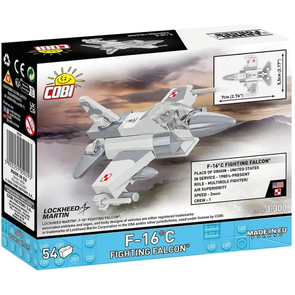 COBI: Armed Forces F-16C Fighting Falcon set de construcție (5929) imaginea 4