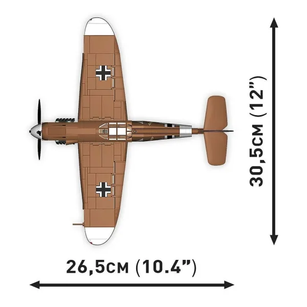 COBI: Avion de construcție Messerschmitt Bf 109 G „Gustav” (5761) imaginea 7