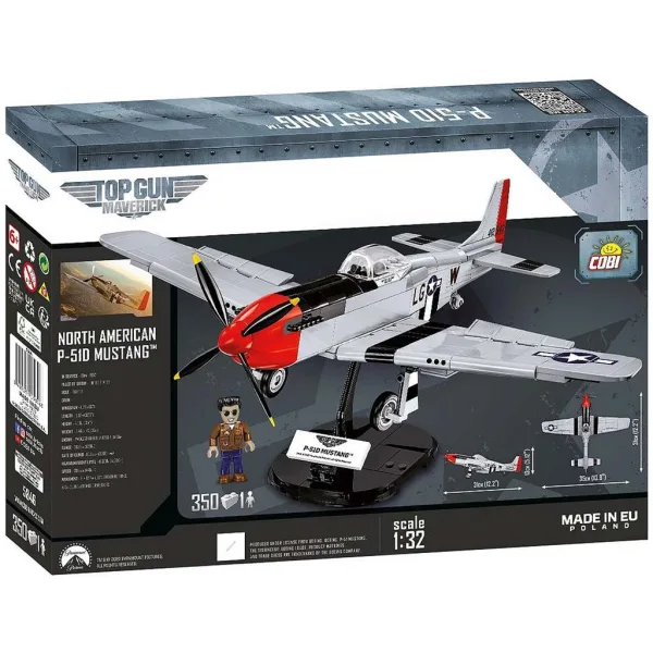 COBI: Avion de construcție Mustang P-51D „TOP GUN: Maverick” (5846) imaginea 5