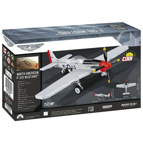 COBI: Avion de construcție Mustang P-51D „TOP GUN: Maverick” (5847) imaginea 4