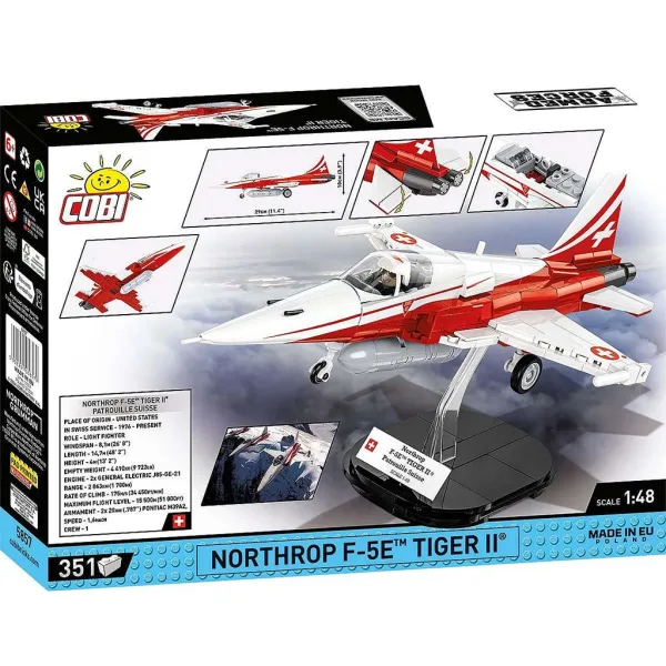 COBI: Avion de construcție Northrop F-5 Tiger II (5857) imaginea 8