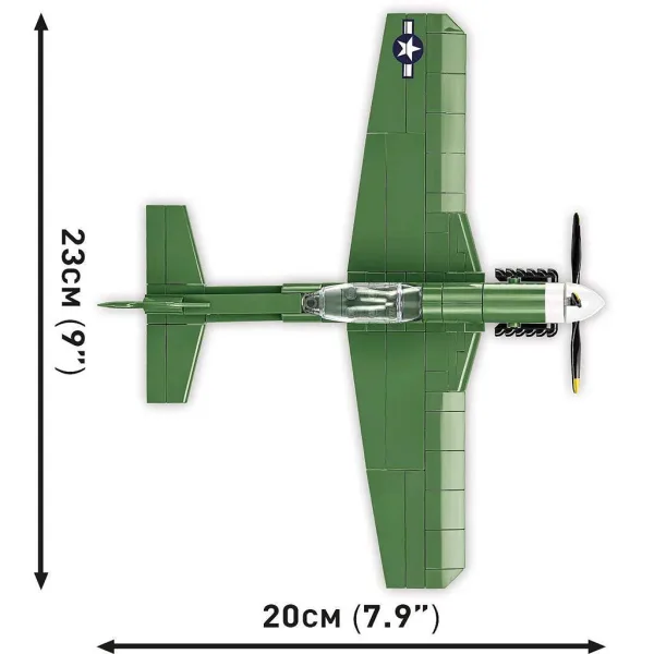 COBI: Avion de vânătoare Mustang P-51D set de construcție (5860) imaginea 7
