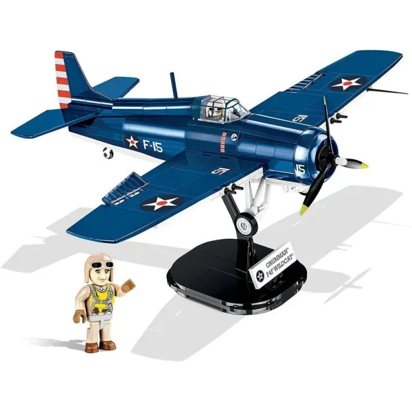 COBI: F4F Wildcat – Set de construcție avion Northrop Grumman (5731) imaginea 3