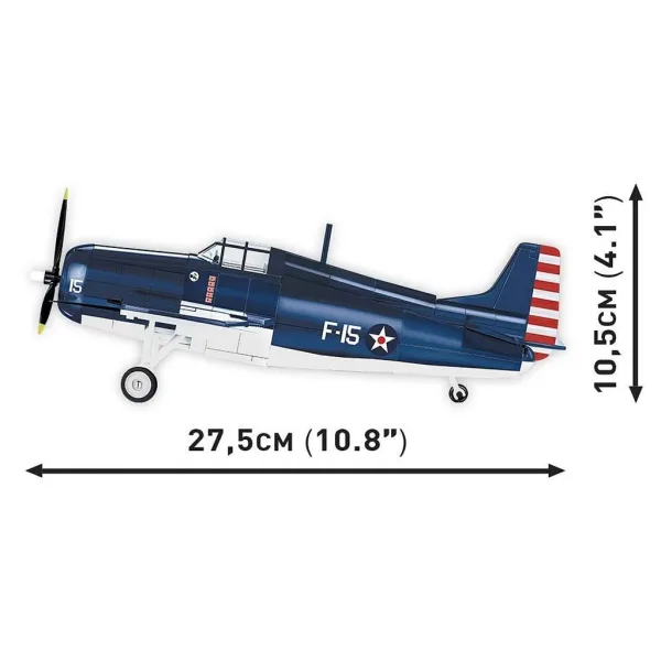 COBI: F4F Wildcat – Set de construcție avion Northrop Grumman (5731) imaginea 6