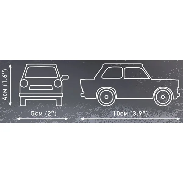COBI: Joc de construcție Trabant 601 (24539) imaginea 3
