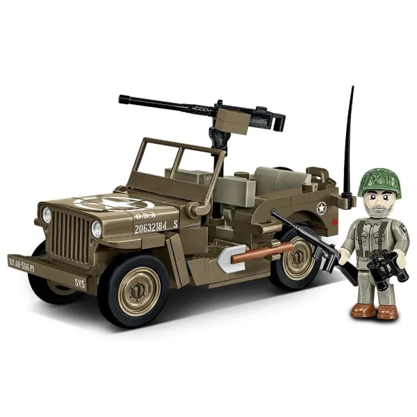 COBI: Joc de construcție tanc Willys MB (3133) imaginea 2