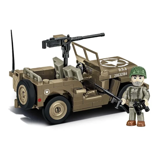 COBI: Joc de construcție tanc Willys MB (3133) imaginea 3