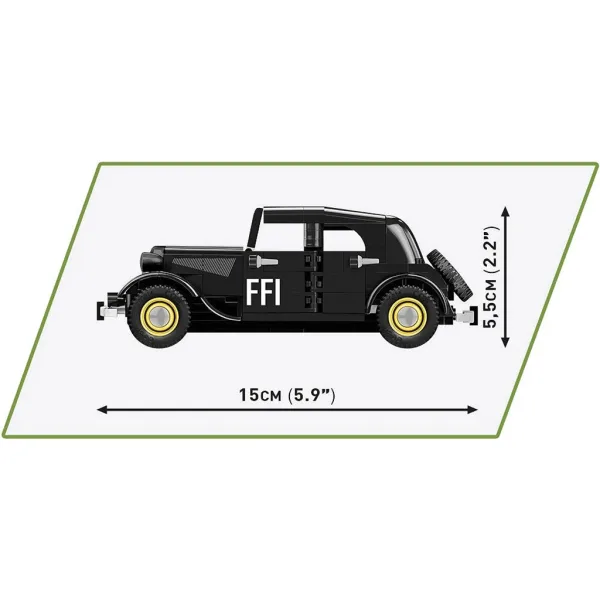 COBI: Joc de construit mașina Citroën Traction 11CV BL (2266) imaginea 3