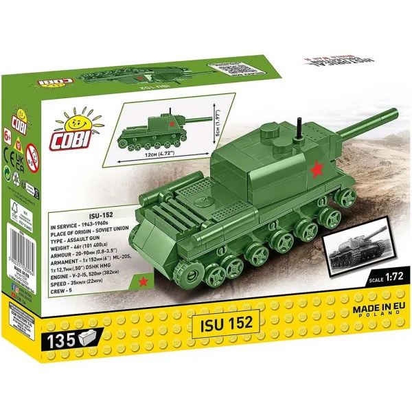 COBI: Joc de construit tanc ISU-152 (3096) imaginea 4