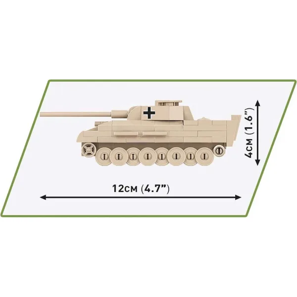 COBI: Jucărie de construcție pentru tankul Panther V (3099) imaginea 4