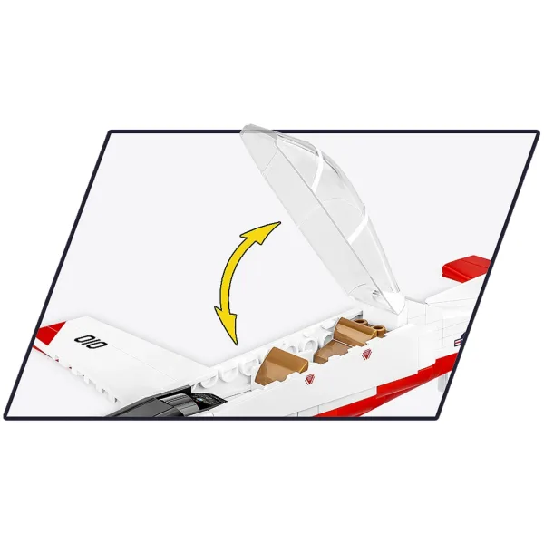 COBI: Set de construcție Beechcraft T-6 Texan II roșu-alb (26625) imaginea 3