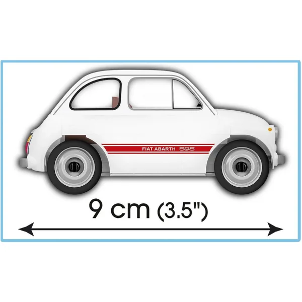 COBI: Set de construcție Fiat Abarth 595 (24524) imaginea 4