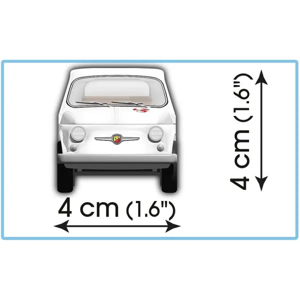 COBI: Set de construcție Fiat Abarth 595 (24524) imaginea 5