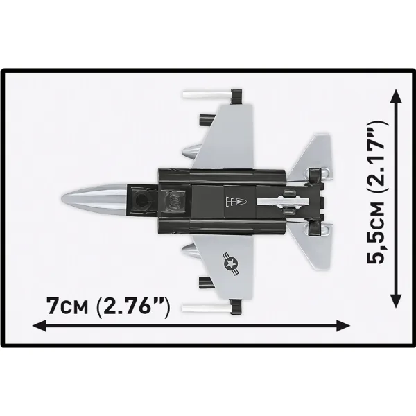 COBI: Set de construcție Forțele Armate F-16D Fighting Falcon (5941) imaginea 4