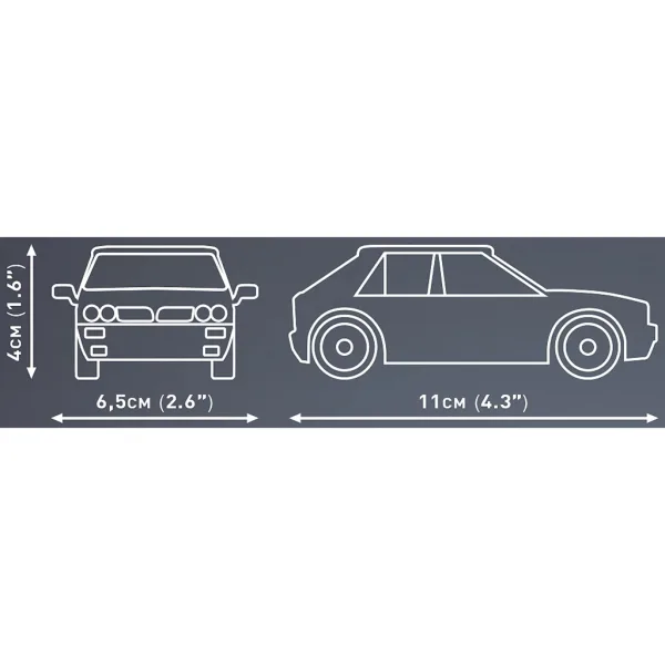 COBI: Set de construcție Lancia Delta HF Integrale EVO (24515) imaginea 3